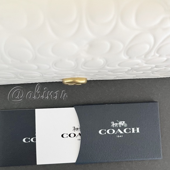 NWT Coach 1941 Dinky in Signature Leather with Chain Leather Strap - Picture 8 of 10